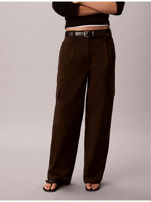 cotton ewaist cargo pant CALVIN KLEIN JEANS | LV047F623GTO2